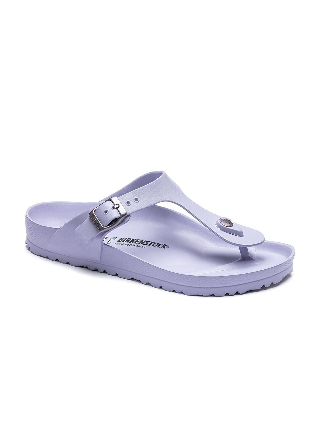 birkenstock unisex gizeh essentials purple regular slides