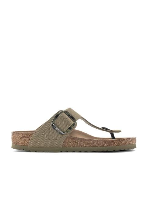 birkenstock women's gizeh big khaki thong sandals