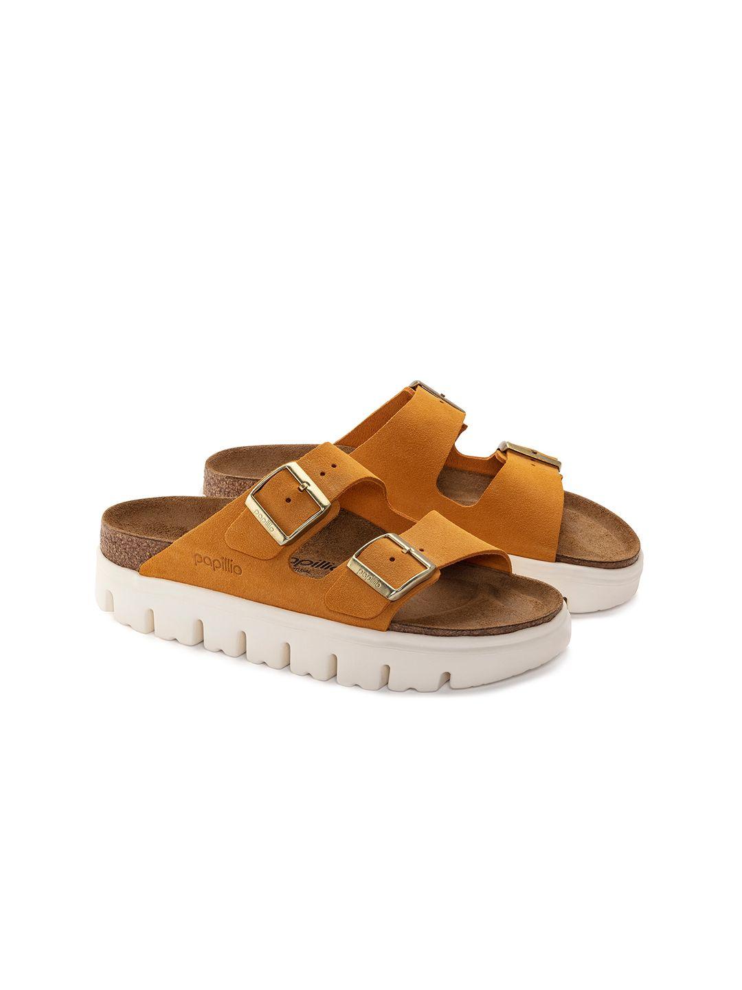 birkenstock women arizona chunky narrow width open toe flats