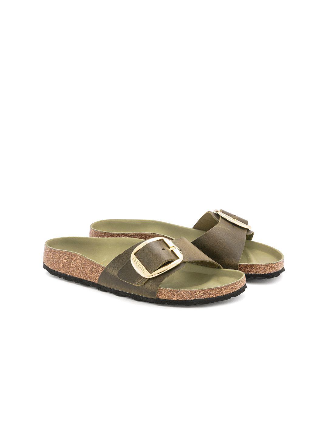 birkenstock women madrid big buckle narrow width nubuck leather open toe flats