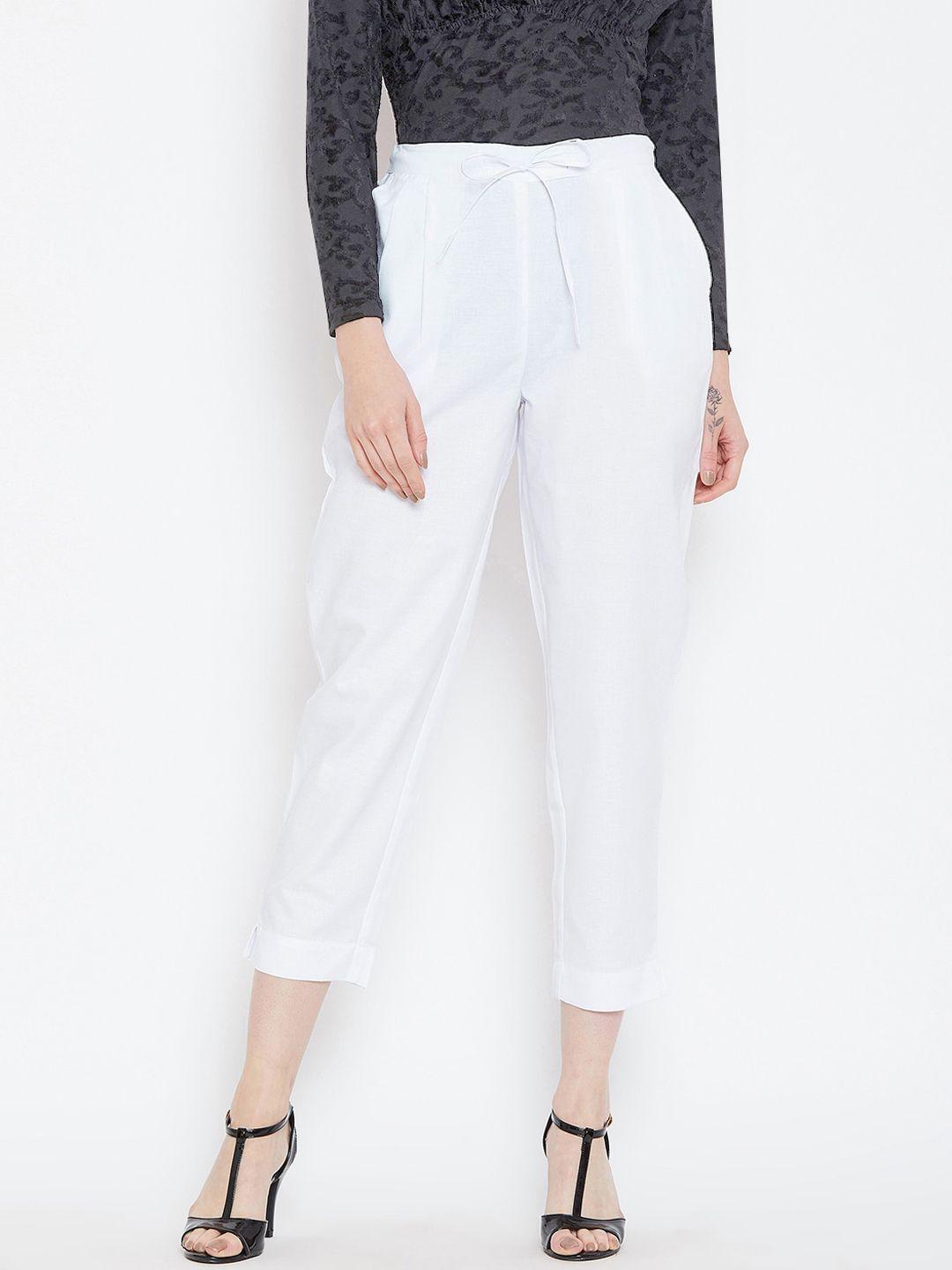 bitterlime woman white trousers