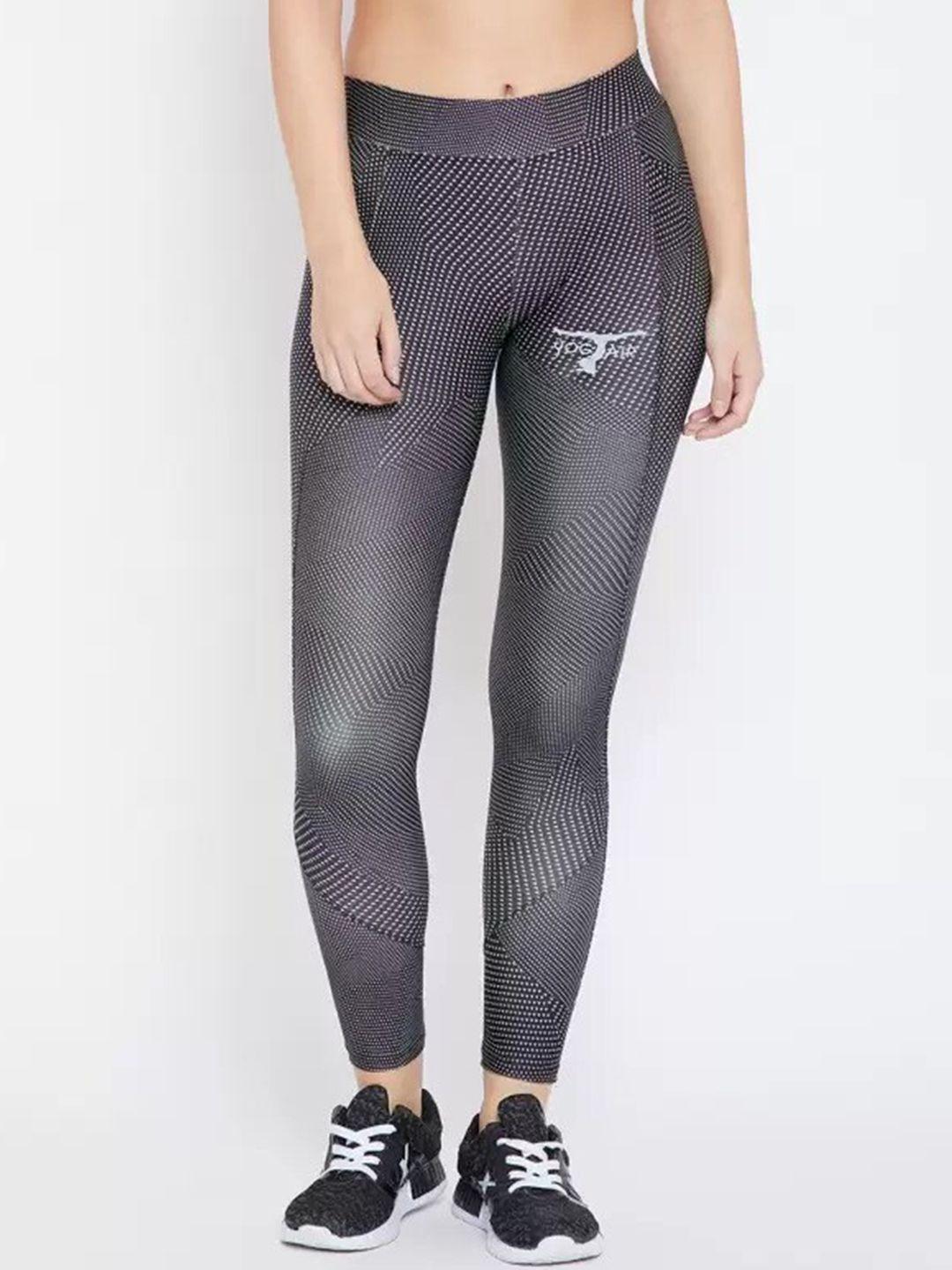 bitterlime women slim-fit ankle-length gym tights