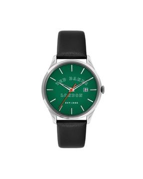 bkpltf204 analogue watch with leather strap