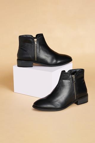 black  casual women boots