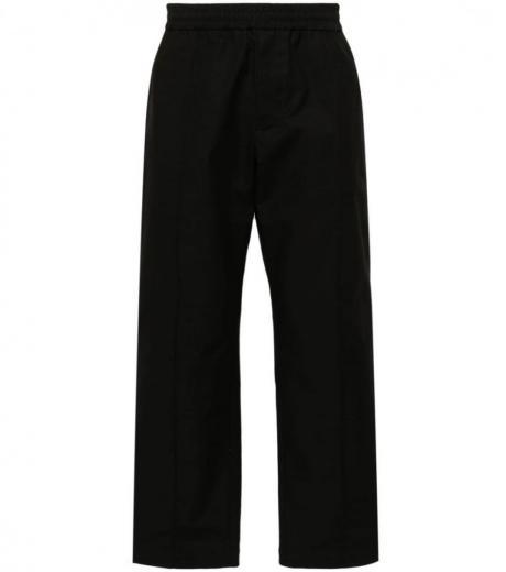 black  vlogo cotton trousers
