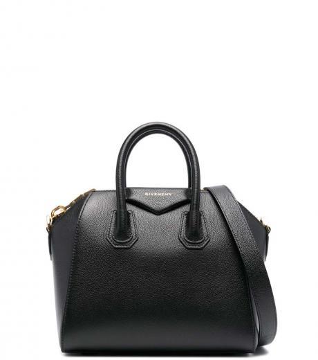 black antigona mini satchel