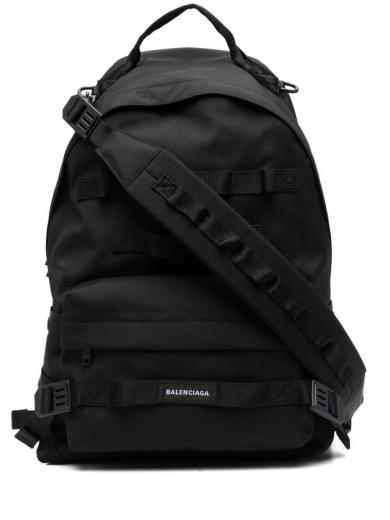 black army nylon backpack