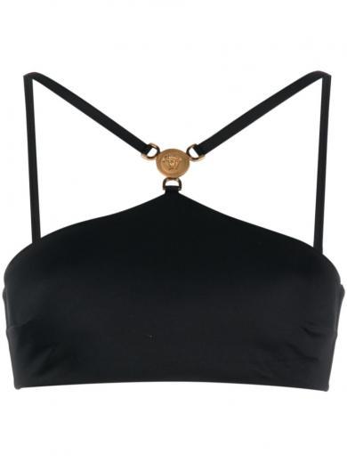 black bandeau bikini top