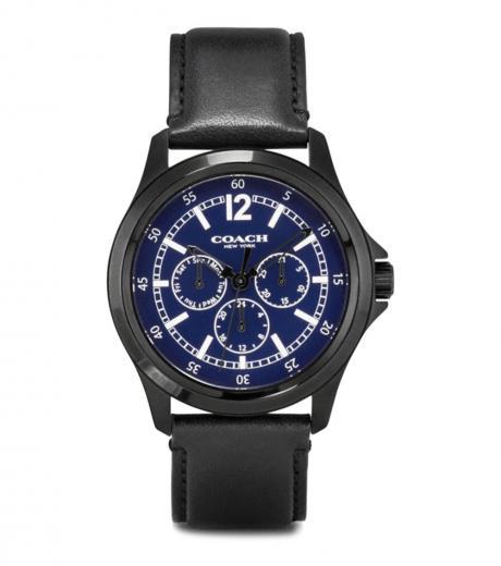 black barrow chronograph dial watch