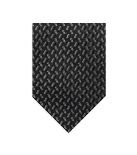 black begley geometric tie