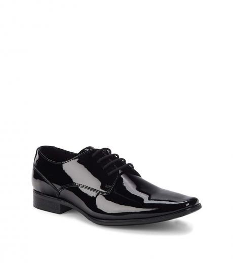 black brodie square toe shoes