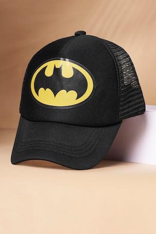 black character polyester caps