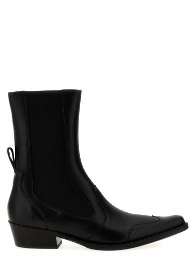 black chelsea ankle boots