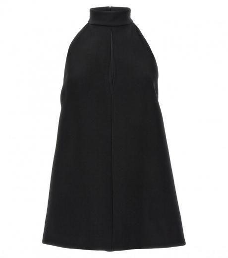 black cocktail mini dress