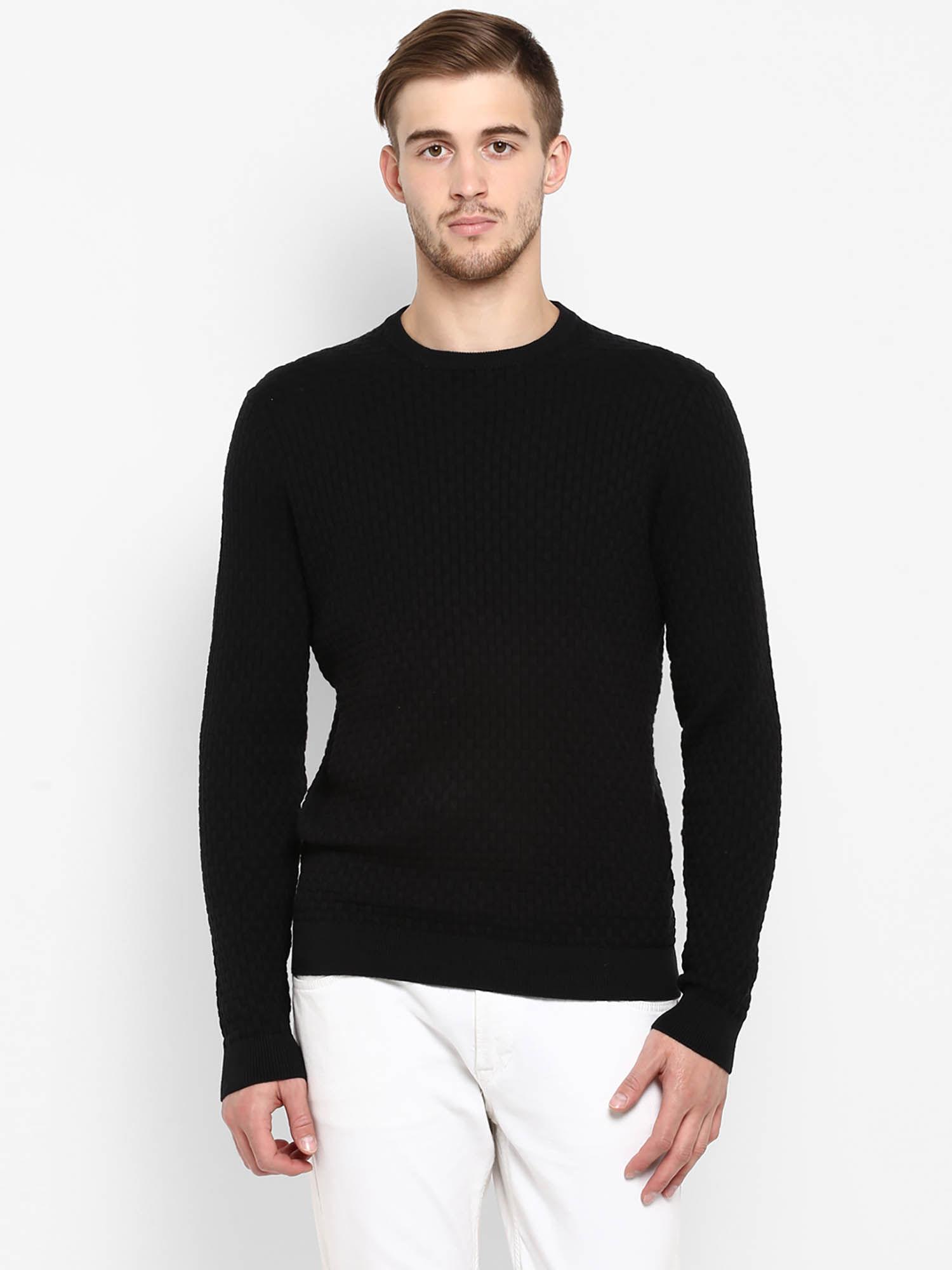 black-crew-neck-sweater
