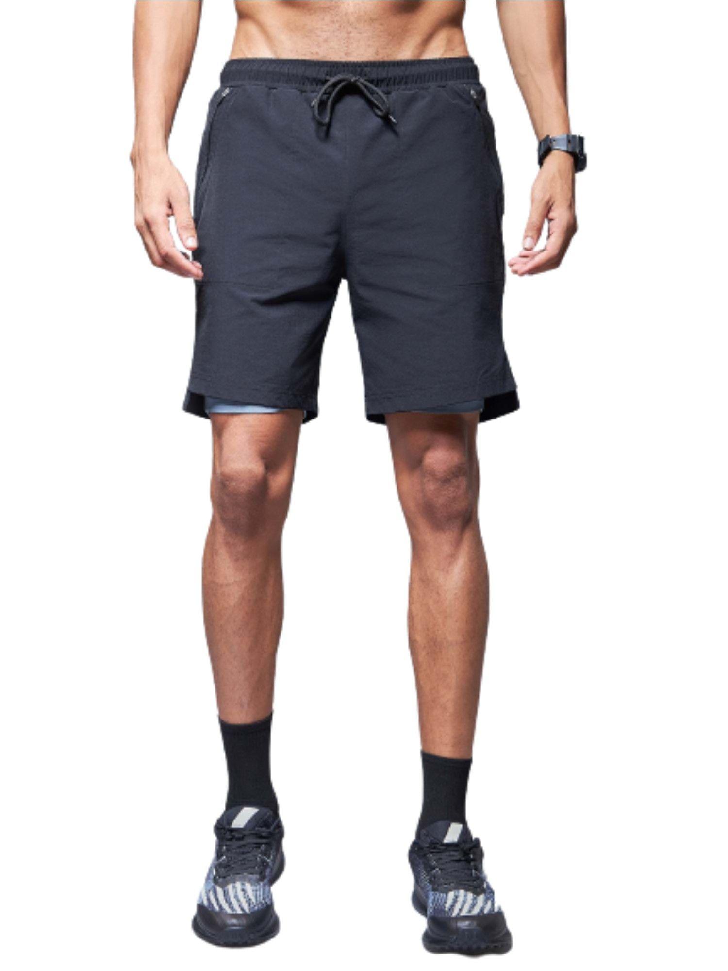 black duoflex shorts