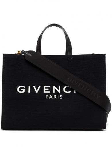 black g-tote medium shopping bag