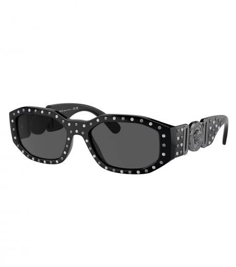black geometric stones signature sunglasses