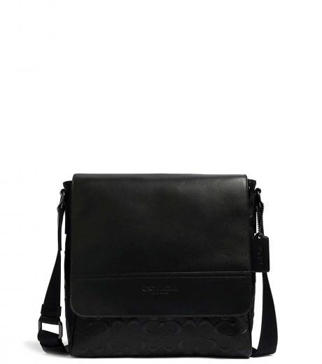 black houston medium crossbody bag