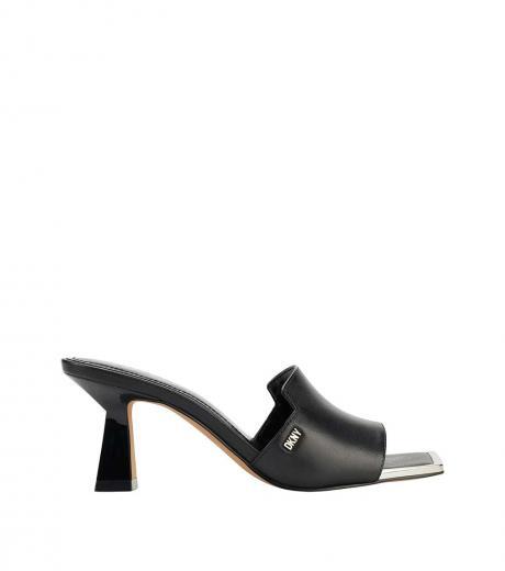 black kailyn square toe heels