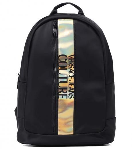 black logo large backpack