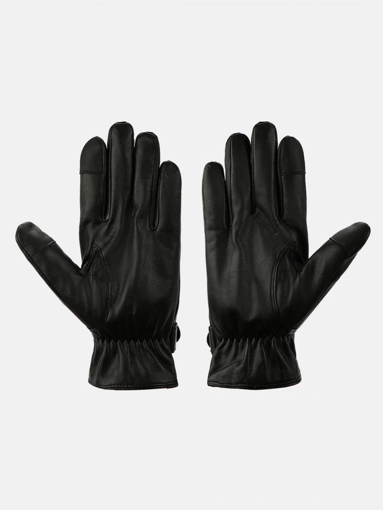 black men solid gloves