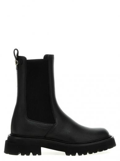 black oderico ankle boots