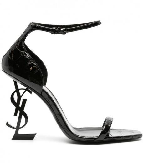 black opyum leather heels