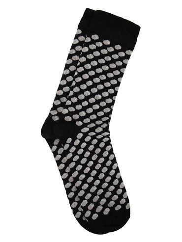 black patterned socks