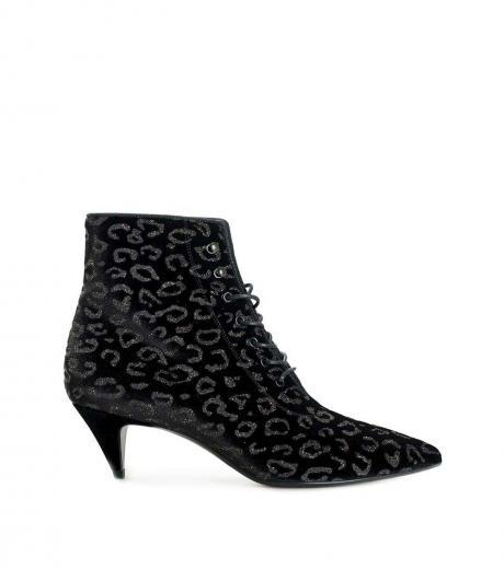 black pointed toe boots