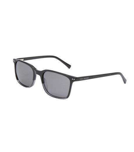 black polarized square sunglasses