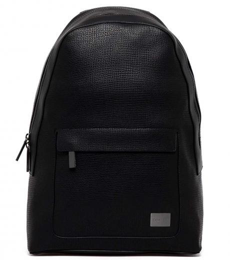 black round large backpack