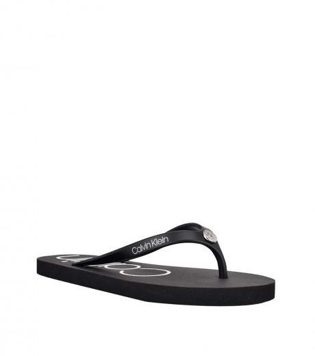 black salya flip flop slipper