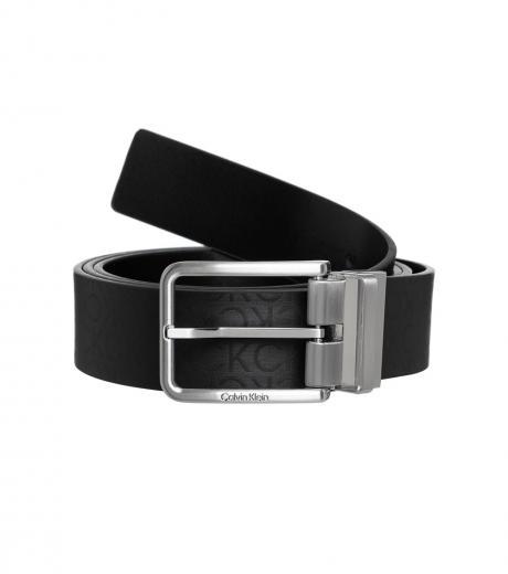 black signature strap reversible belt