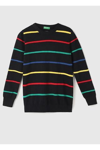 black stripe sweater