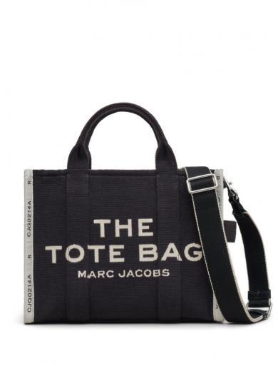 black the jacquard medium tote bag