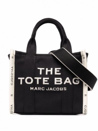 black the jacquard small tote bag