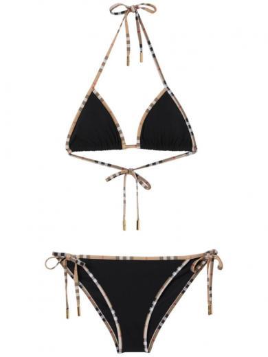 black triangle bikini set