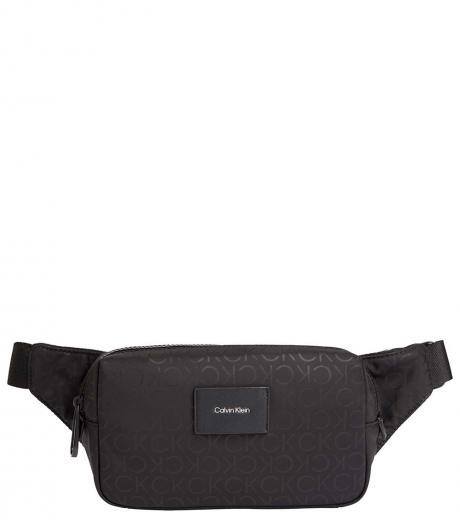 black waist small crossbody bag