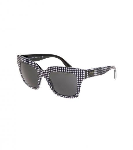 black & white oversized sunglasses