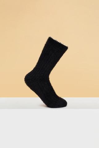 black  nylon polyester spandex socks