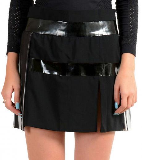 black a-line skirt