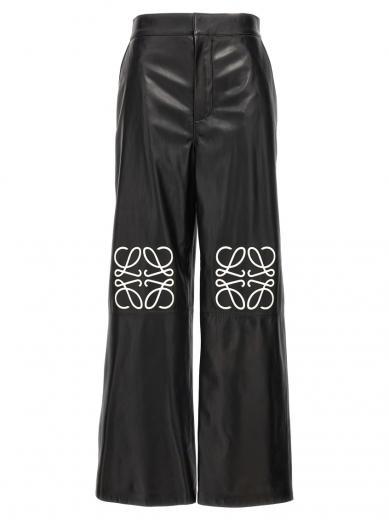 black anagram baggy trousers