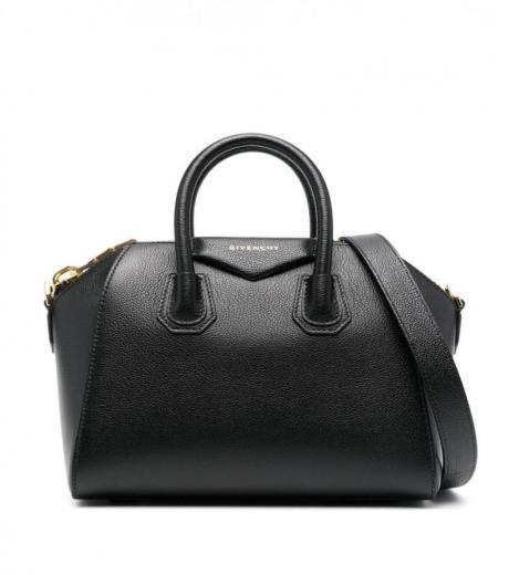 black antigona leather mini bag