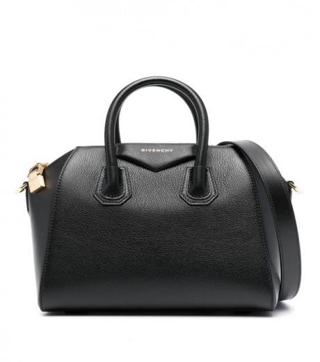 black antigona mini leather handbag