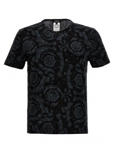 black barocco t-shirt