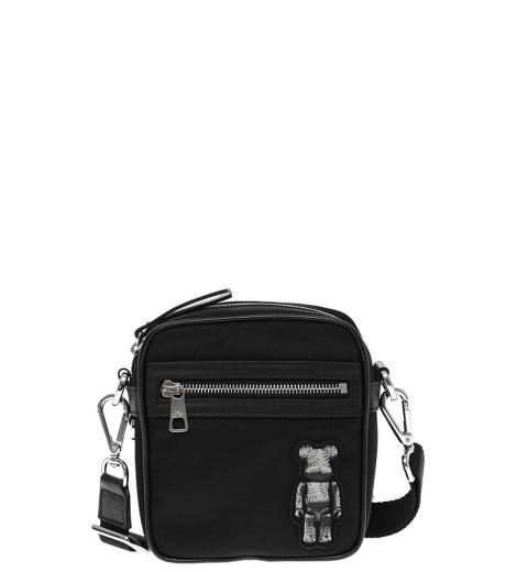 black bearbrick mini crossbody bag