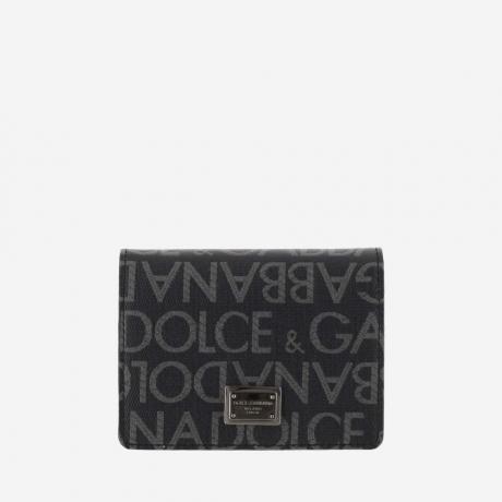 black bi-fold wallet