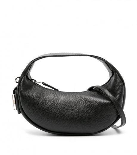 black black h-bag leather crossbody bag
