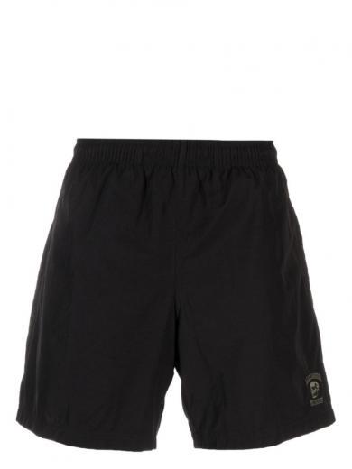 black black logo swim shorts